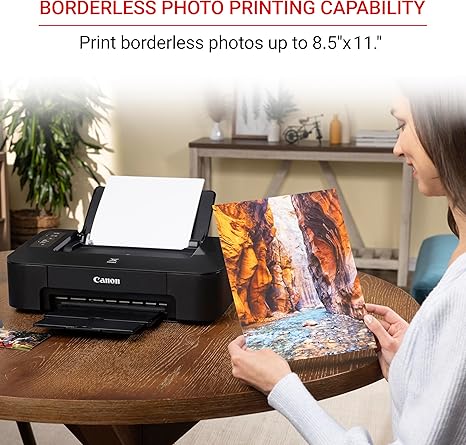 Canon TS202 Inkjet Photo Printer, Black (USB Required, not Included) - Image 6